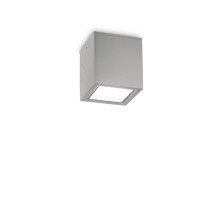 Ideal Lux TECHO Deckenleuchte GU10 dimmbar Grau IP54 326894