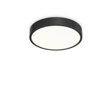 Ideal Lux RAY LED Deckenleuchte 26W ⌀400mm Schwarz IP44 CCT einstellbare Lichtfarbe 327600