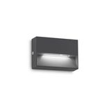 Ideal Lux DEDRA LED Wandleuchte 1,5W Anthrazit IP65 warmweiss 328645