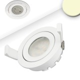 ISOLED LED Einbaustrahler, weiß, 8W SMD, 120°, rund, warmweiß, dimmbar