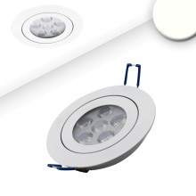 ISOLED LED Einbaustrahler, weiß, 15W, 72°, rund, neutralweiß, dimmbar