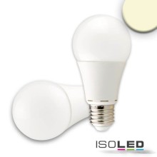 ISOLED E27 LED 9W G60, 270°, weiß, warmweiß