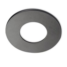 ISOLED Cover Aluminium rund schwarz matt für Einbaustrahler Sys-68