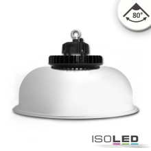 ISOLED LED Hallenleuchte FL 120W, Alu-Reflektor IP65 neutralweiß, 80°, 1-10V dimmbar