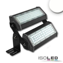 ISOLED LED Fluter/Hallenleuchte LN 2x 50W, IK10, 30°x70°, IP65, 1-10V dimmbar, neutralweiß