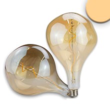 ISOLED E27 Vintage Line LED Dekobirne 165, 4W ultrawarmweiß, Glas amber, dimmbar