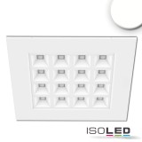 ISOLED LED Panel UGR16 Line 625, 36W, Rahmen weiß, neutralweiß, Push oder DALI dimmbar