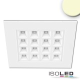 ISOLED LED Panel UGR16 Line 625, 36W, Rahmen weiß, warmweiß