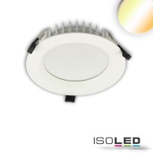 ISOLED LED Downlight blendungsreduziert, 25W, rund, DN190, CRI90, Colorswitch 3000/3500/4000K, dimmbar