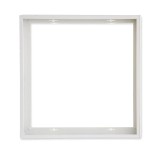 ISOLED Aufbaurahmen weiß RAL 9016, Höhe 5cm, für LED Panels 600x600, vormontiert zur Schnellmontage