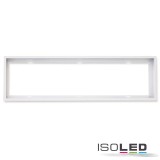 ISOLED Aufbaurahmen weiß RAL 9016, Höhe 5cm, für LED Panels 300x1200, vormontiert zur Schnellmontage