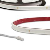 ISOLED LED UV-C MiniAMP Flexband Streifen 270nm, 12V DC, 3W, IP54, 58cm, weiß, eins. Kabel + maleAMP, 12 LED/m