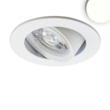 ISOLED LED Einbauleuchte Slim68 weiß, rund, 9W, neutralweiß, dimmbar