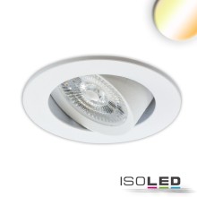 ISOLED LED Einbauleuchte Sunset Slim68 weiß, rund, 9W, 1800-2800K, Dimm-to-warm