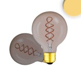 ISOLED E27 Vintage Line LED Roundbulb 95, smoky, 4W 2200K