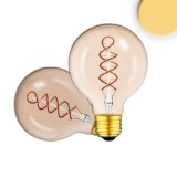 ISOLED E27 Vintage Line LED Roundbulb 95 amber, 4W 2200K