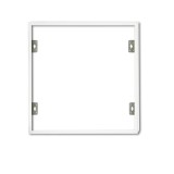 ISOLED Aufbaurahmen weiß RAL 9016, Höhe 7cm, für LED Panels 600x600, steckbare Schnellmontage