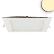 ISOLED LED Downlight, 15W, eckig, ultraflach, blendungsreduziert, weiß, warmweiß, dimmbar CRI90