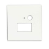 ISOLED Cover Aluminium eckig weiß, für Wandeinbauleuchte Sys-Wall68 mit PIR Sensor