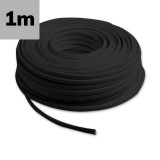 ISOLED Kabel PVC ummantelt, schwarz, 3x0.75mm2 H05VV-F 3G, Meterware