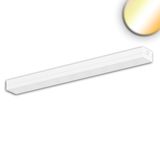 ISOLED LED Langfeldleuchte blendreduziert, weiß, 120cm, 38W, Colorswitch 3000/4000/5700K, dimmbar