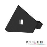 ISOLED Endkappe EC111L schwarz für Profil CORNER18 mit Kabeldurchführung, links 1 STK