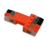 ISOLED Durchgangs-Steckverbinder 2-polig Input, 2x2-polig Output, 0,5-2,5mm², max. 250V/10A