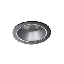 Kanlux Einbau-Downlight, Einbauleuchte GLOZO DSO Gx5,3/GU10 Silber/Schwarz 36225