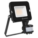 LEDVANCE FLOODLIGHT COMPACT Fluter Sensor 20W 830 SYM 100 schwarz 1800lm 3000K warmweiss IP65 4058075575264