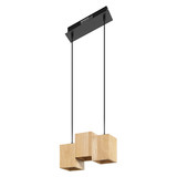 LEDVANCE LED Pendelleuchte Smart+ Wood Pendant TW Dimmbar Tunable White, Kalt-zu-Warm-Farbwechsel 4058075757462