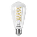 LEDVANCE LED Lampe Smart+ Wifi Filament Edison Tunable White E27 Dimmbar Tunable White, Kalt-zu-Warm-Farbwechsel 4058075777996