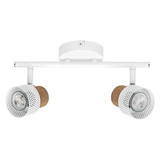 LEDVANCE LED Deckenleuchte DECOR SPOT CORK WHITE 2x3.4W 927 DIM Dimmbar Warmweiss 4058075833319