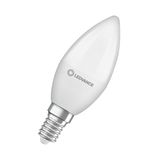 LEDVANCE LED CLASSIC B 4.9W 827 gefrostet E14 Lampe 470lm 2700K warmweiss wie 40W 4099854049309