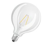 LEDVANCE LED CLASSIC GLOBE 2.5W 827 klar E27 Lampe 250lm 2700K warmweiss wie 25W 4099854054259