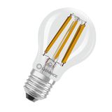 LEDVANCE LED CLASSIC A EEK B 8.2W 827 klar E27 Lampe 1521lm 2700K warmweiss wie 100W dimmbar 4099854065927