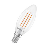 OSRAM LED Lampe CLASSIC B höchste Energieeffizienzklasse A 2.2W 840 Clear E14 Neutralweiss 4099854255090