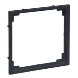 Legrand SEANO Zwischenring für den Einbau von Einsätzen 50x50 mm mit Abdeckung 50x50 mm gemäß DIN 49075, Anthrazit, 765903