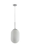 LUCE Design Greenwich Pendelleuchte E27 Weiss-Chrom