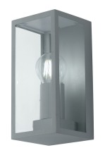 LUCE Design Mondrian Aussenwandleuchte E27 dimmbar IP44 Silber