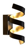 LUCE Design Helix LED Wandleuchte 3fach 3000 K 9W Schwarz, Gold