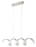 LUCE Design Helix LED Pendelleuchte 4fach 4000 K 20W Weiß, Silber