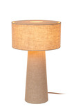 Lucide LEEROY E27 Tischlampe Modern Taupe 03548/50/41