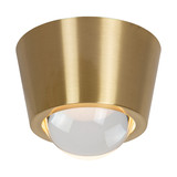 Lucide RIGON LED Deckenleuchte 7W Warmweiss Modern Mattgold 04116/06/02