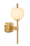 Lucide ELDA G9 Wandleuchte IP44 Retro Mattgold 04215/01/02