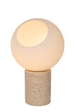 Lucide DAVIN E27 Tischlampe Modern Opal 05548/01/61