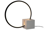 Lucide CIRKELIS LED Tischlampe 6W dimmbar Warmweiss Modern Schwarz 05555/06/30