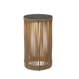 Lucide PINGI LED Tischlampe 3W dimmbar IP44 Warmweiss Modern Taupe 06822/62/41
