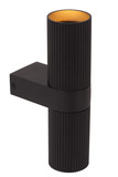 Lucide CLUBS GU10 Wandstrahler 2-fach Modern Schwarz 09239/02/30