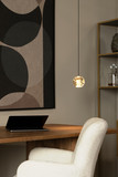 Lucide DILENKO LED Pendelleuchten 4,2W Warmweiss Modern Mattgold 50-150cm 13497/03/02