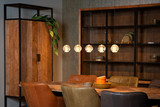 Lucide DILENKO LED Pendelleuchten 5-fach 3,5W dimmbar Warmweiss Modern Mattgold 70-150cm 13497/16/02
